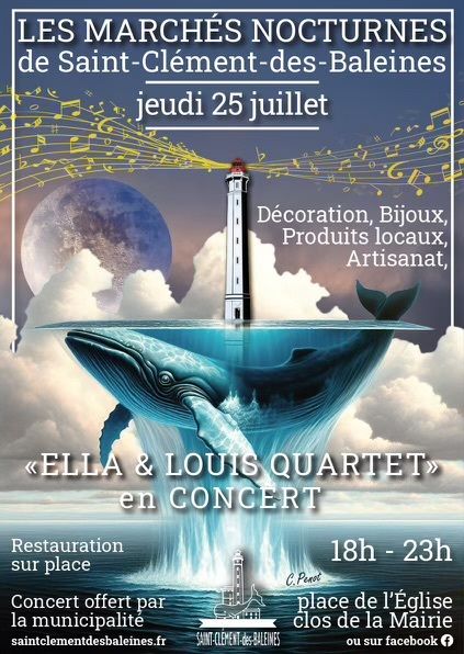 Marché nocturne de Saint-Clément-des-Baleines : rendez-vous estival au cœur du village