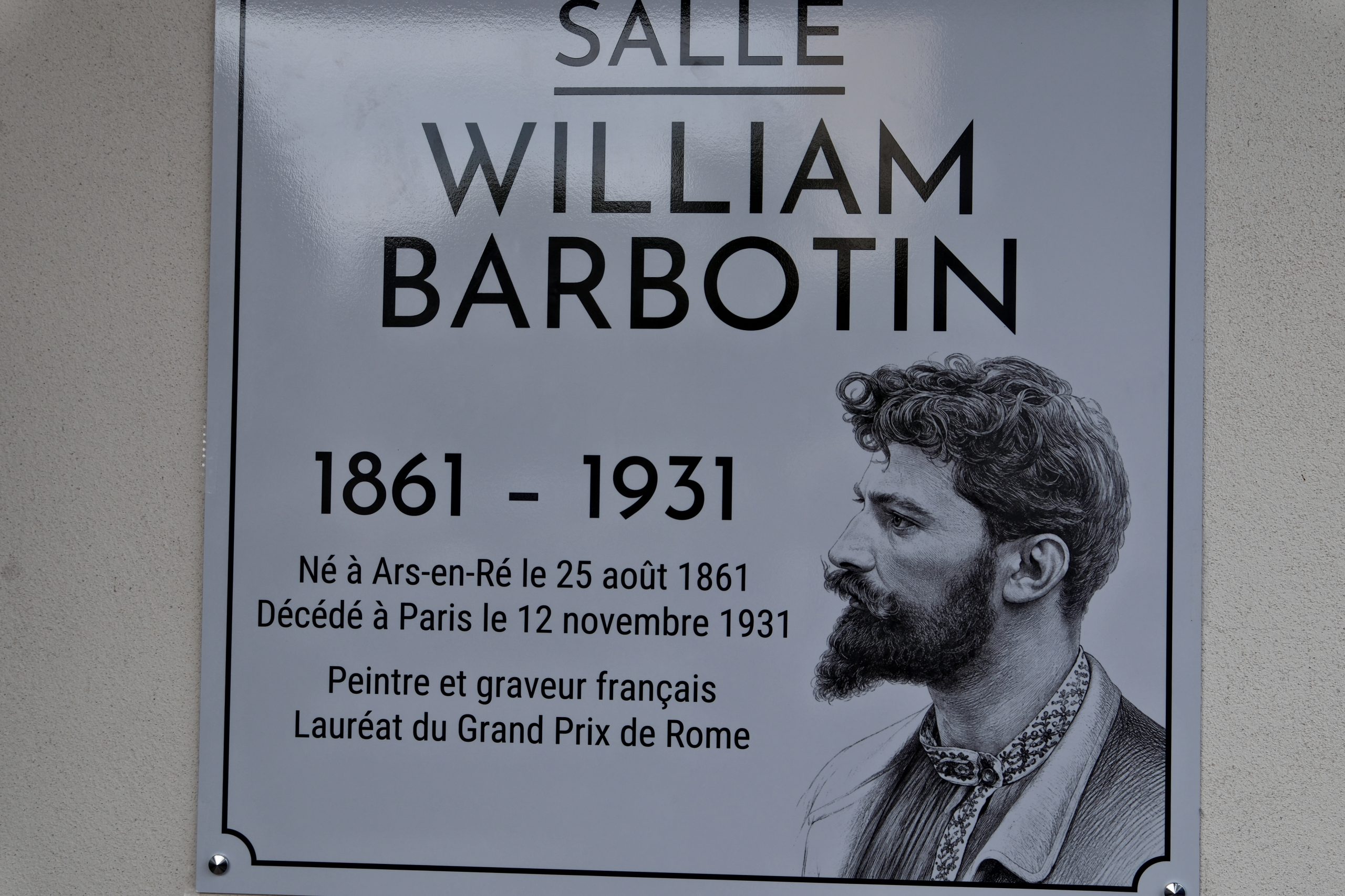 Inauguration salle William Barbotin